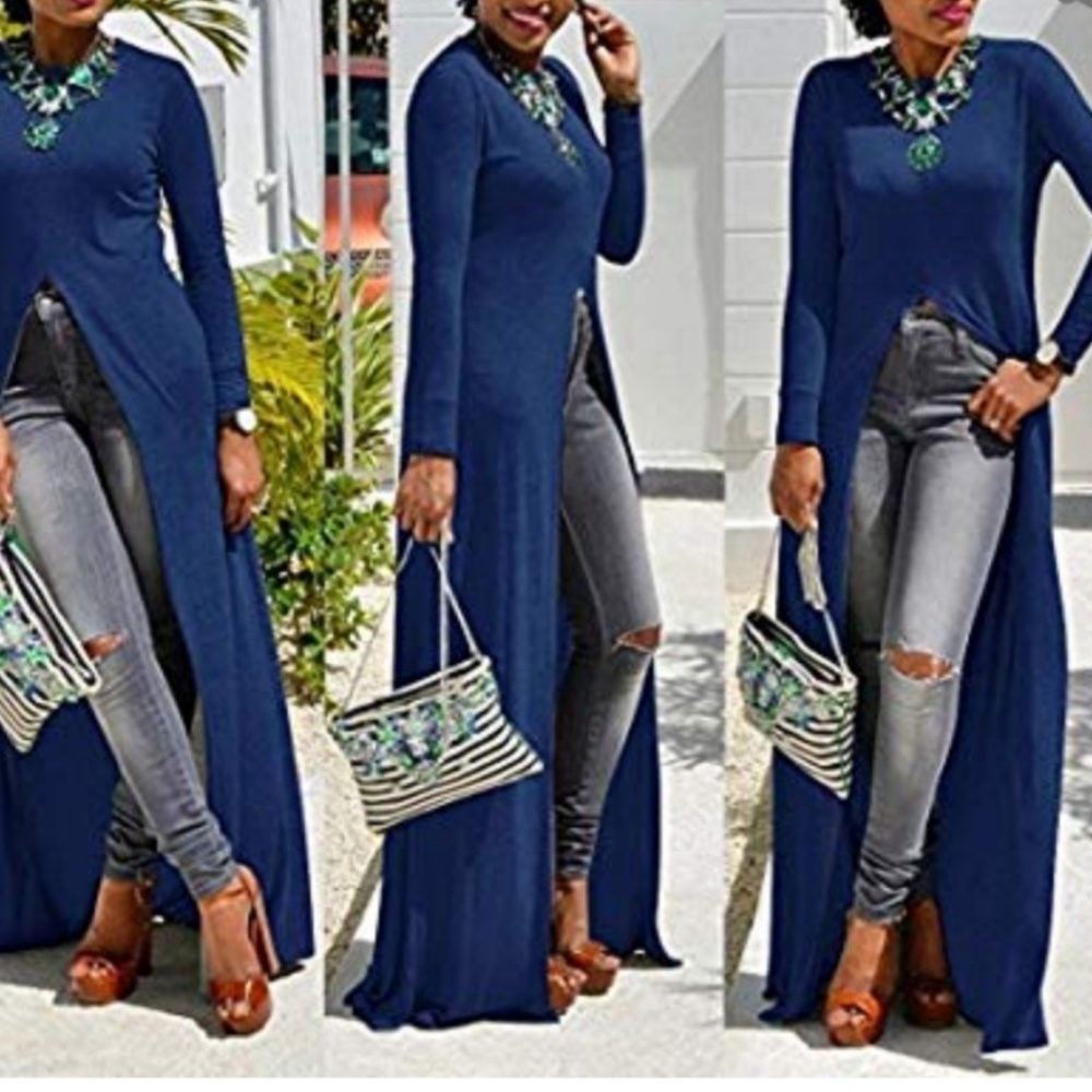 Long Split Top